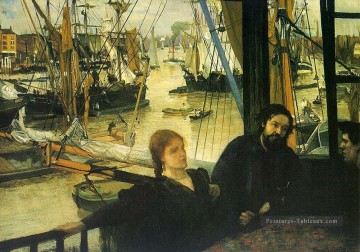 Wapping sur la Tamise James Abbott McNeill Whistler Peinture à l'huile